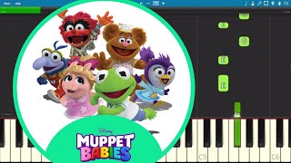 Muppet Babies Theme Song - EASY Piano Tutorial