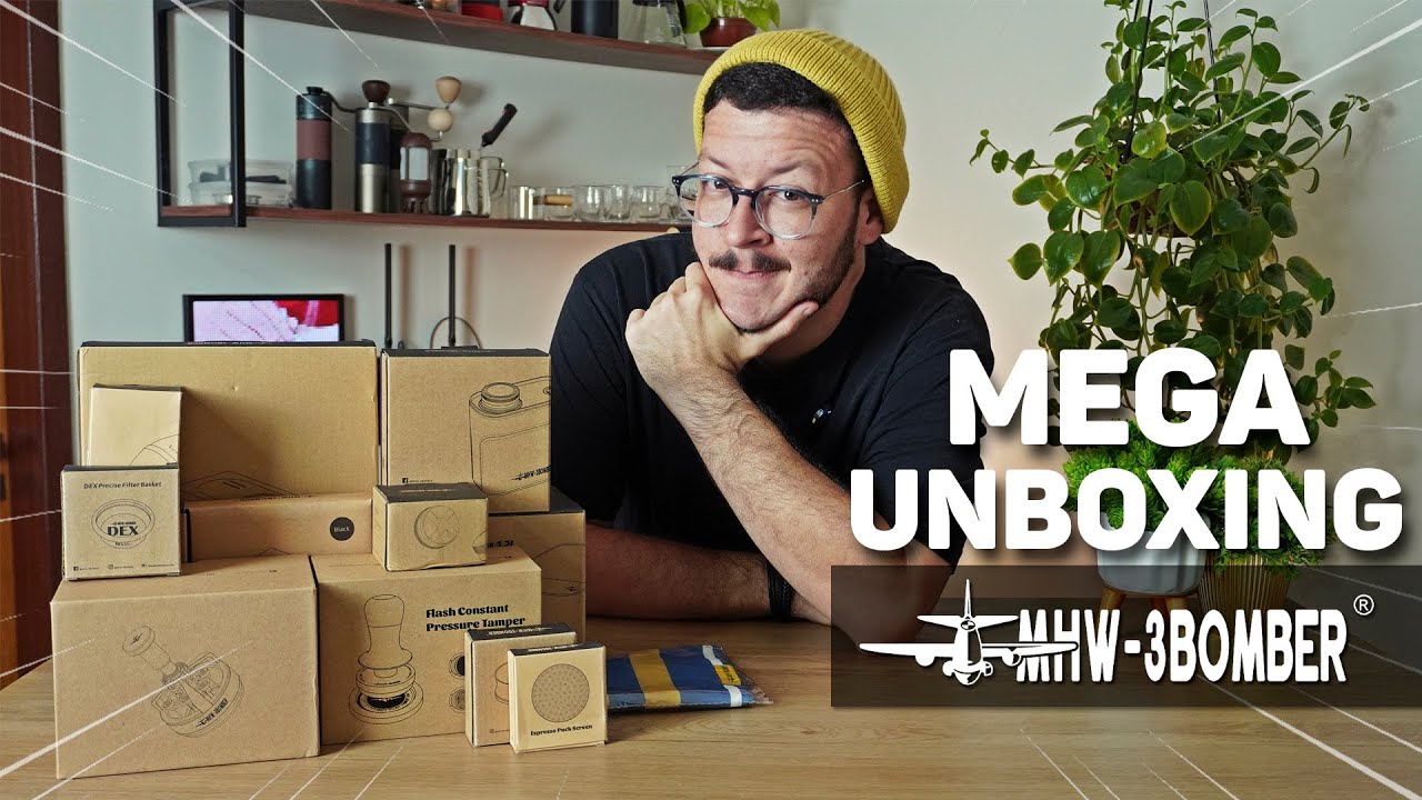 MEGA UNBOXING DE PRODUTOS 3BOMBER E TOUR PELO MEU SETUP DE CAFÉ | EP.02