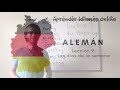 Aprender Aleman - Clases de Aleman 8-10