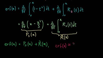 Aproximação da função erro com um polinômio de Taylor