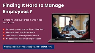 How to Add &amp; Manage Employees in BizAIO | Employee Module | Axiroz