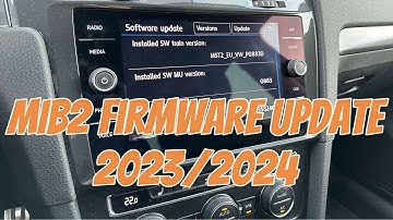 MIB2 Firmware Update Tutorial (Volkswagen, Skoda, Seat) 2023/2024