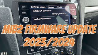 MIB2 Firmware Update Tutorial (Volkswagen, Skoda, Seat) 2023/2024 screenshot 2