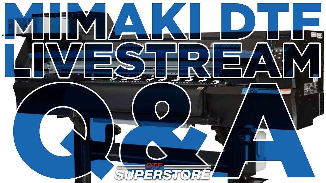 Вопросы и ответы в прямом эфире Mimaki DTF