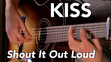 KISS - Shout It Out Loud - Acoustic/Classical Fingerstyle guitar by Thomas Zwijsen