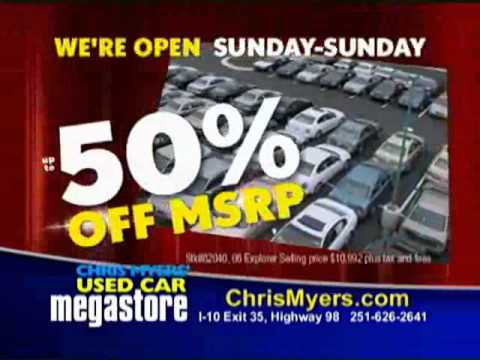 Chris Myers Used Cars Sunday To Sunday Sales Event 7 24 11 To 7 31