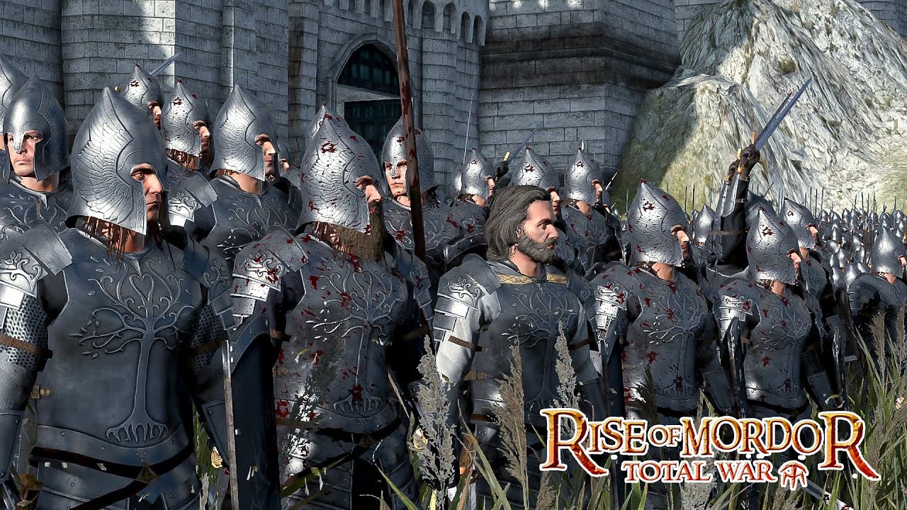 Rise Of Mordor - Gondor Soldiers Defend City From Mordor Army - Lord Of The Rings - Cinematic Battle