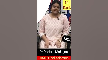 JKAS Final selection #Rank19 #Dr reejuta mahajan #jkpsc  #jkas #homeacademy