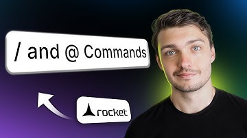 Build with Precision using @ and / Commands | Rocket.new