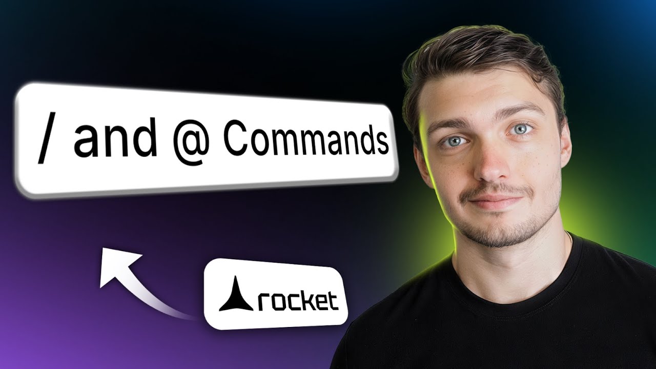 Build with Precision using @ and / Commands | Rocket.new - YouTube