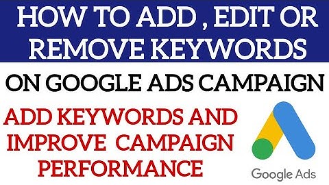 How To Add More Keywords To Google Ads | Google Ads Keywords