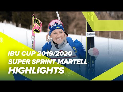 Martell Highlights Women Super Sprint IBU Cup 2019/2020