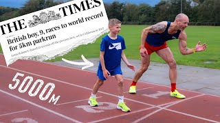 Can I Beat The World's FASTEST 9 Year Old Parkrunner?