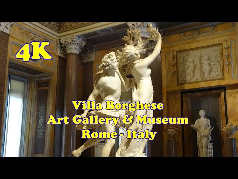 Video: Villa and Museum Borghese description and photos - Italy: Rome