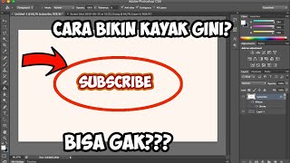 Cara Bikin Tulisan Dengan Border Mudah di Photoshop (CS6)