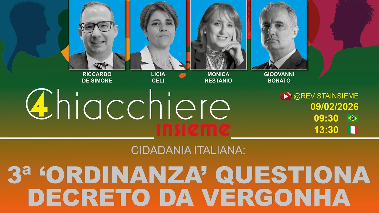 INSIEME AO VIVO | Campobasso: a terceira 'Ordinanza' contra o Decreto da Vergonha