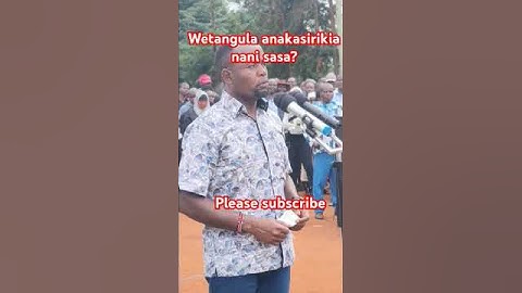 GEORGE NATEMBEYA | Wetangula anakasirikia nani sasa? #citizentvlive #ruto #trending #railaodinga
