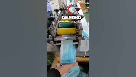 Fast speed disposal mask body 3ply mask face mask slice making machine production equipment