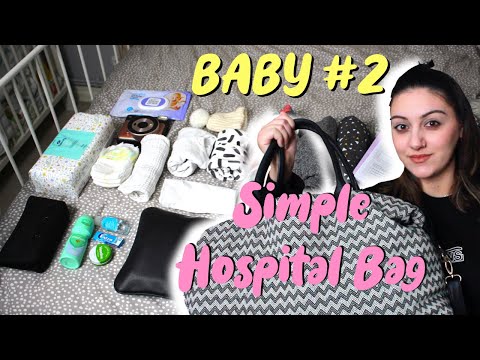 私の病院のバッグの簡単なもの！赤ちゃん＃2 |何を詰めるか