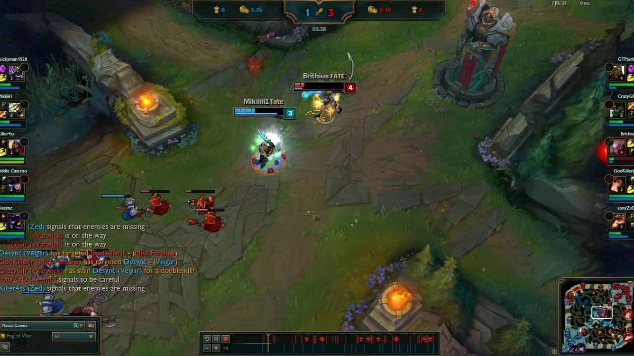 Diana vs Master Yi troll outplay