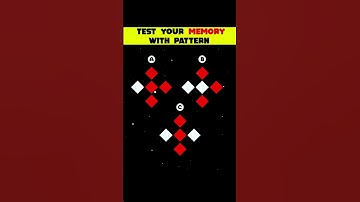 Test Your Memory With Patterns ! | Memory Test Riddles & Puzzles | #shorts #viral #paheliyan #facts
