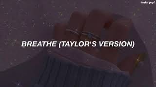 Taylor Swift - Breathe [Taylor's Version] (Sub Español)