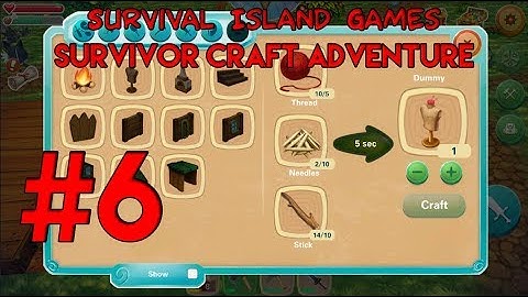 Survival Island Games - Survivor Craft Adventur - Gameplay Walkthrough Part #6 [ANDROID] [LIVE]