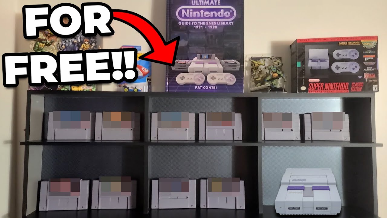 Building A Super Nintendo Collection For $0!