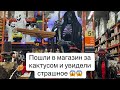 Пошли в Home Depot за кактусом и увидели там чучела которые разговаривают, и пугают 😱😱😱