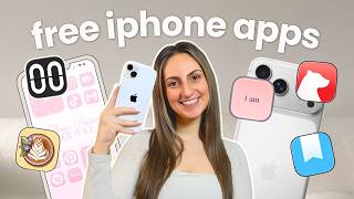 20 FREE aesthetic iphone apps 📱 (planning, productivity, mindfulness, games, creative, & more)