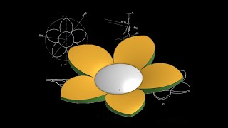 How to make a flower  on Onshape