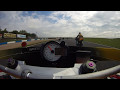 Scary start mike spike edwards races the tbr yamaha tz350 donington park motorcycle track action