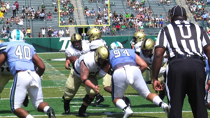 Army Football: Connor Slomka Touchdown Run vs. Tul...