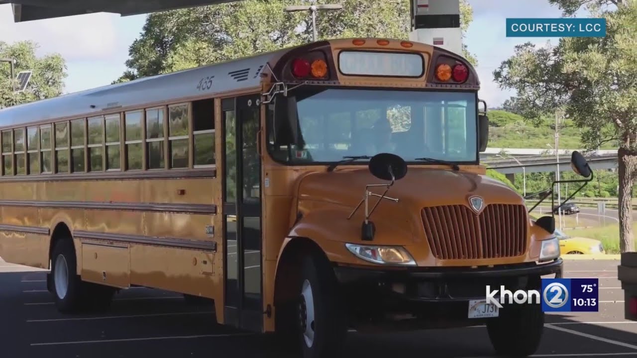 Leeward CC looks to solve bus driver shortage with this program - YouTube