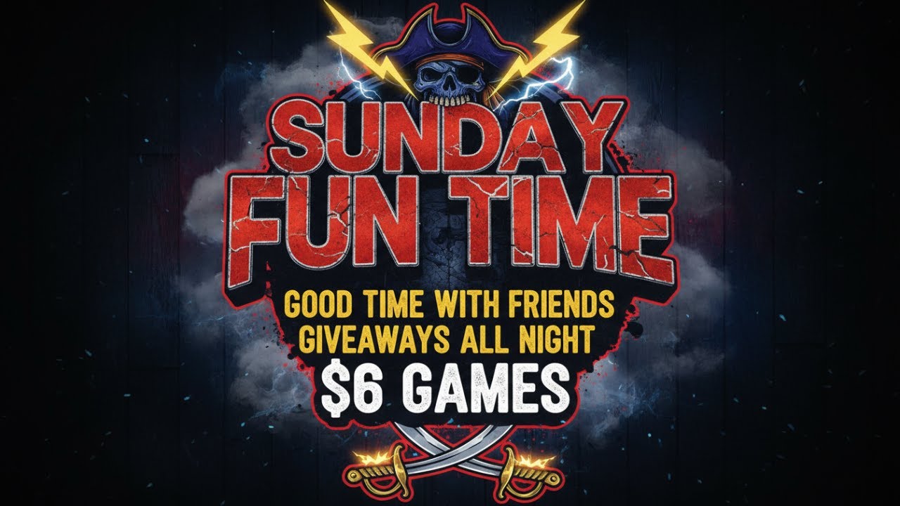 SUNDAY FUN TIME $6 GAMES GOOD TIME WITH FRIENDS GIVEAWAYS ALL NIGHT ...