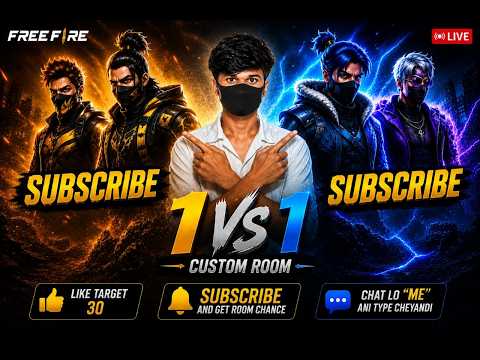 🎮 FREE FIRE LIVE | SUBSCRIBE & JOIN CUSTOM ROOM ❤️