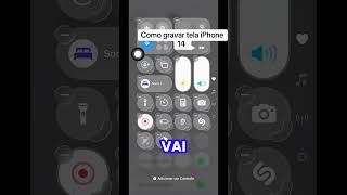 Como gravar tela iPhone 14