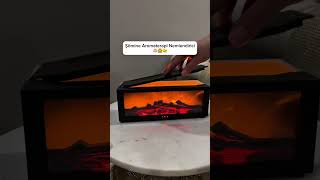 Şömine Hava Nemlendirici Aromaterapi Difüzör