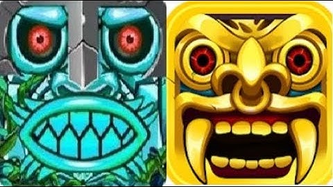 Running Lost Magic Temple vs Run Dungeon Run