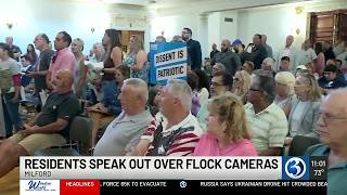 Milford residents speak out over Flock cameras