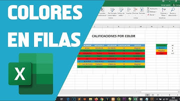 Como cambiar el color de una fila según el texto EXCEL | [EXPLICADO] 2020