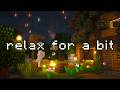 dont worry, you're safe here... ( minecraft music, rain & fire sounds )
