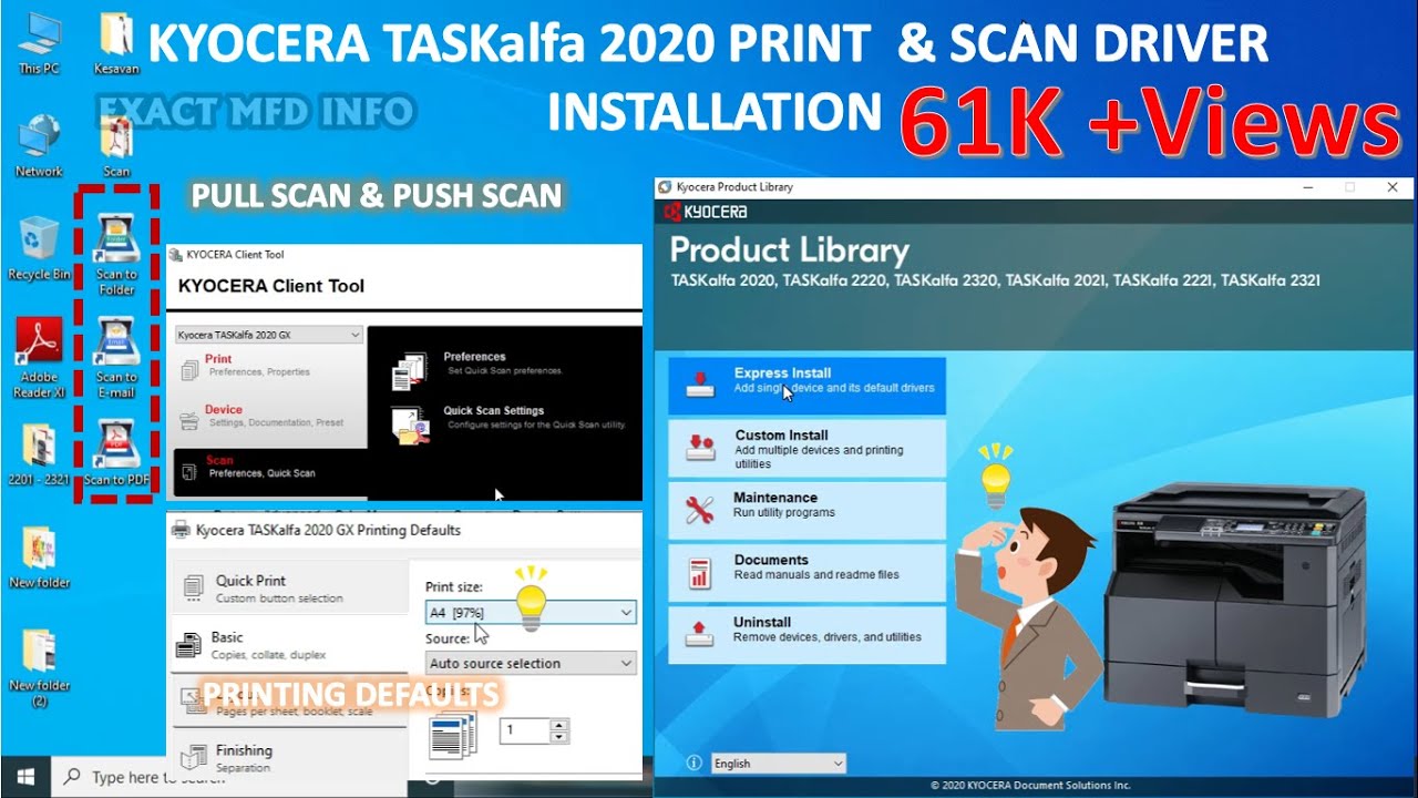 Kyocera TASKalfa 2321 imprimante laser couleur A3 multifonction (4 en 1)
