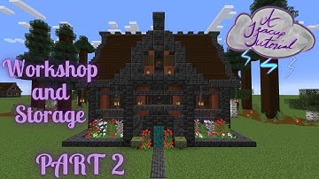 How to Build October House Workshop Storage House Part 2