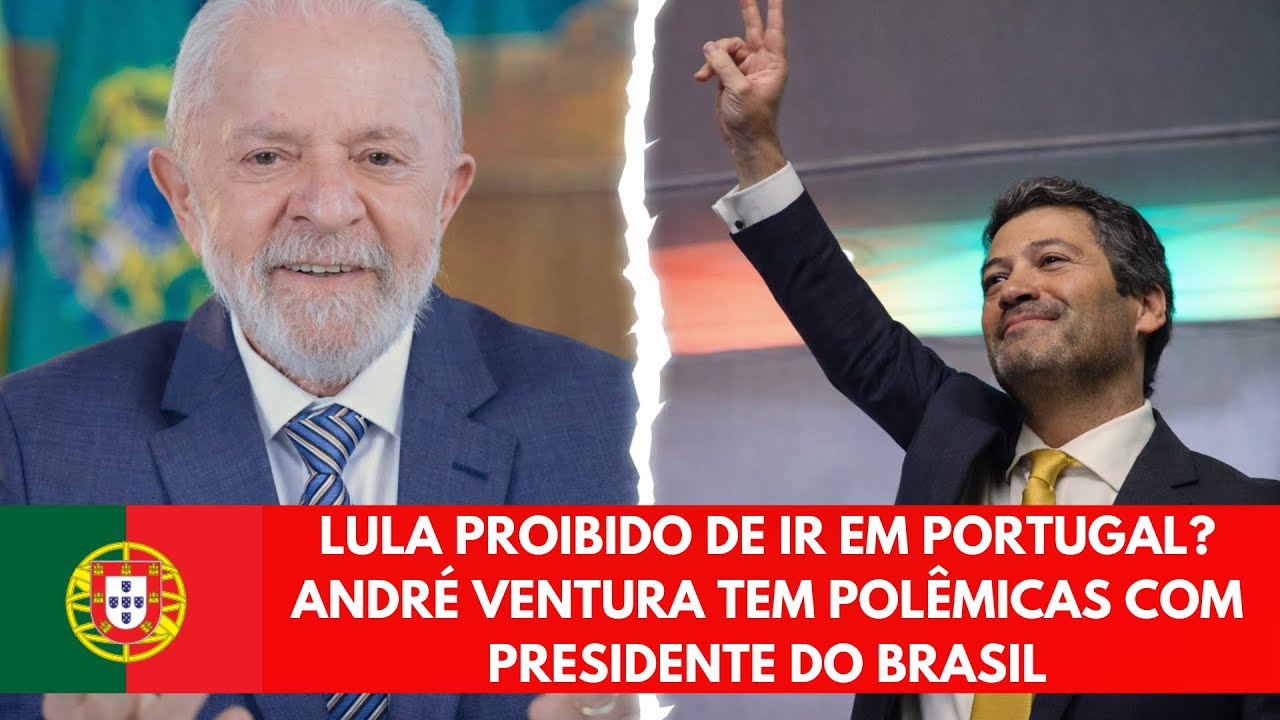 ANDRÉ VENTURA X LULA: CANDIDATO PORTUGUÊS JÁ DISSE EM PRENDER LULA E O CHAMOU DE ''LADRÃO''