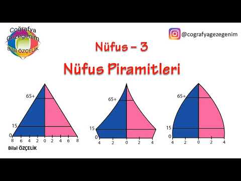 Nüfus Piramitleri TYT Coğrafya, Nüfus Piramitleri Yorumlama, Bilal ÖZÇELİK