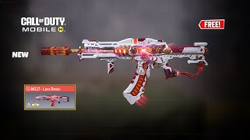 *NEW* FREE PERMANENT Mythic AK117 - Lava Remix Gameplay in COD Mobile! | Milton37LiveCODM