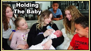 Holding The BABY For The First Time! | Meet The New Baby!