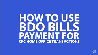 Bills Payment Video Tutorial using BDO Online Banking screenshot 3
