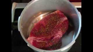 HOW TO COOK A POT ROAST ( IN A PRESSURE COOKER )